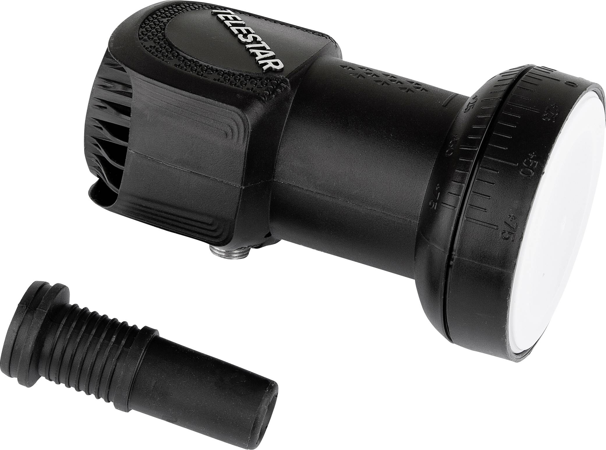 Telestar SkySingle HC Single LNB No. of participants: 1 LNB feed size: 40 mm weatherproof Black, Light grey