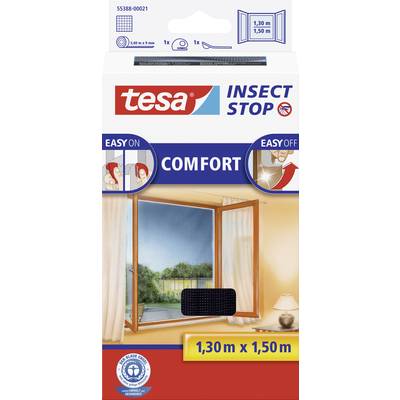   tesa  COMFORT  55388-00021-00    Fly screen    (W x H) 1500 mm x 1300 mm  Anthracite  1 pc(s)