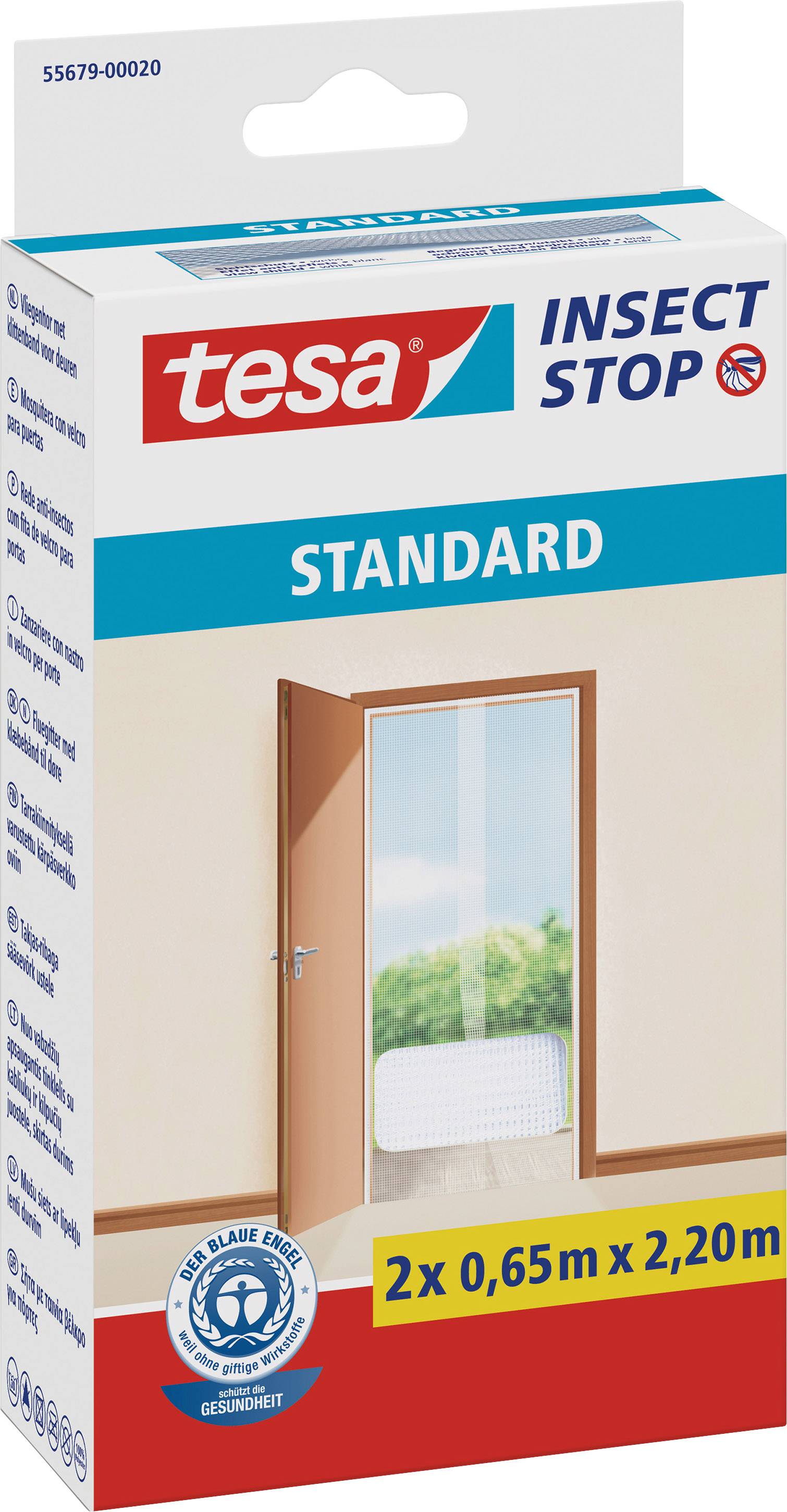tesa STANDARD 55679-00020-03 Door insect netting (W x H) 1200 mm x 2200 mm White 1 pc(s)