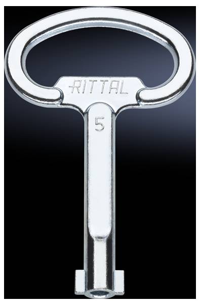 Rittal SZ 2531.000 Switchboard key Double sided ward Steel Multicolour 1 pc(s)