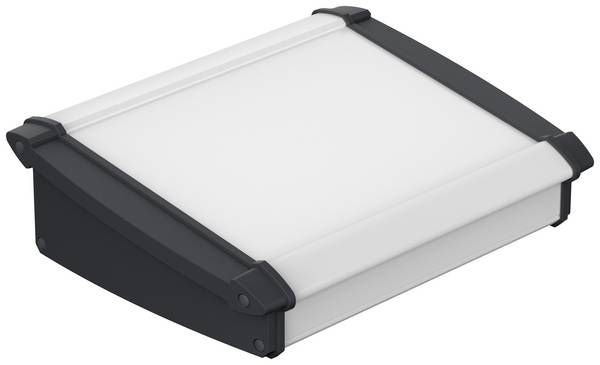 Bopla ALU-TOPLINE ATPH 1865-200 Desk casing 200 x 181 x 68 Aluminium, Acrylonitrile butadiene styrene Graphite grey (RAL 7024), Ecru 1 pc(s)