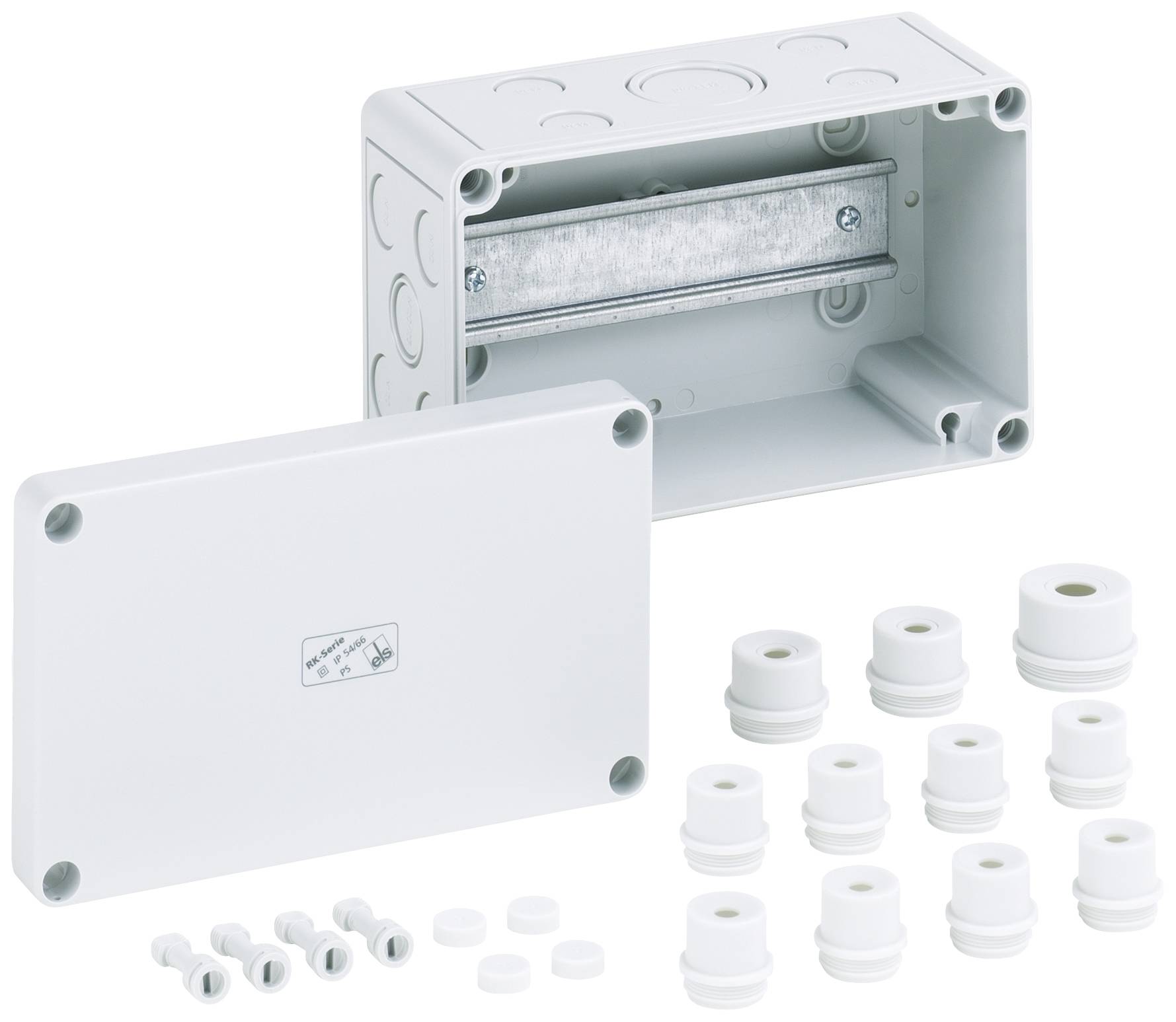 Spelsberg RK 4/18 K-L Serial terminal enclosure 180 x 110 x 90 Polystyrene (EPS) Grey 1 pc(s)