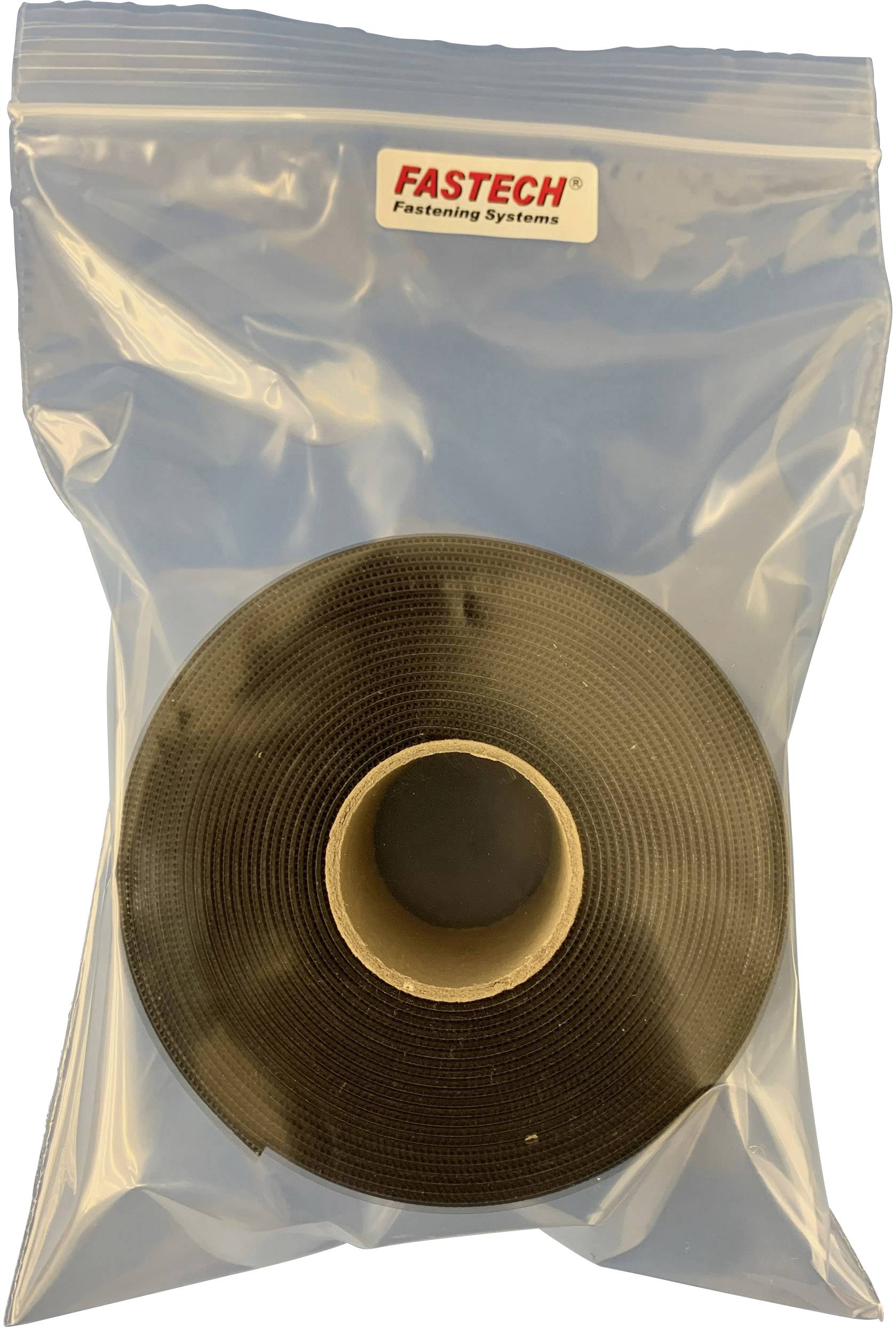 FASTECH® 730-330-5-Bag Hook-and-loop tape stick-on (hot melt adhesive) Loop pad, Heavy duty (L x W) 5000 mm x 50 mm Black 5 m