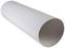 Large, white PVC pipe on a white background. It is shown at an angle, gradually widening from front to back.