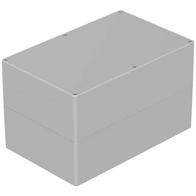 A simple, rectangular plastic box with a removable lid, suitable for storing electronic components.