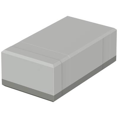 Grey rectangular block with bevelled edges, possibly a model or symbol, without any discernible function or labelling.
