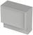 A rectangular, grey electronics enclosure with a removable lid, suitable for wall mounting, demonstrates a robust construction for various applications.