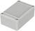 Grey rectangular plastic casing with rounded corners and four screws at the corners of the lid.