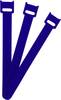 FASTECH® ETK-3-150-0426 Hook-and-loop cable tie for bundling Hook and loop pad (L x W) 150 mm x 13 mm Blue 1 pc(s)