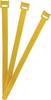 FASTECH® ETK-3-250-0208 Hook-and-loop cable tie for bundling Hook and loop pad (L x W) 250 mm x 13 mm Yellow 1 pc(s)