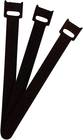 Hook & loop cable ties 130 mm black