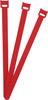 FASTECH® Hook-and-loop cable tie for bundling Hook and loop pad (L x W) 250 mm x 13 mm Red 100 pc(s)