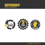 DEFENDER® NANO cable bridge with 6 channels in yellow/black
