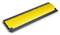 Yellow cable bridge protection made from robust material, with non-slip surface, suitable for construction sites or temporary events.<br><br>Here is the British English translation, maintaining the original meaning and technical specificity.