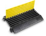 DEFENDER® MIDI cable bridge with 5 channels in yellow/black