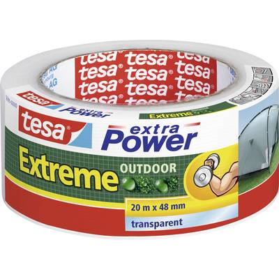 tesa EXTREME OUTDOOR 56395-00000-00 Cloth tape tesa® extra Power  Transparent (L x W) 20 m x 48 mm 1 pc(s)