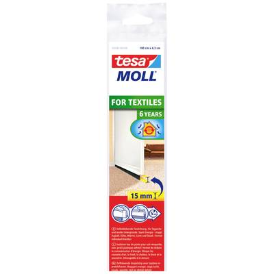 Tesamoll® For Textiles Door-To-Floor Brush White