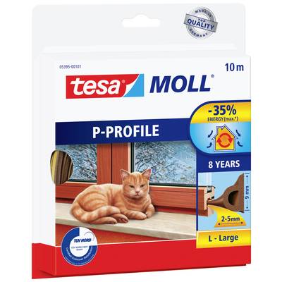 Tesamoll® P-Profile 10 m x 9 mm Brown