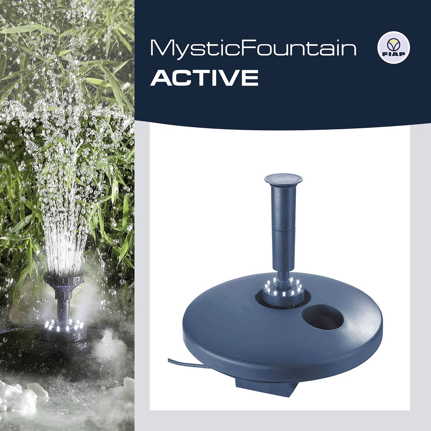 FIAP 3014 Fungal Active Floating waterfeature incl. fogger, incl. illumination 2500 l/h-1