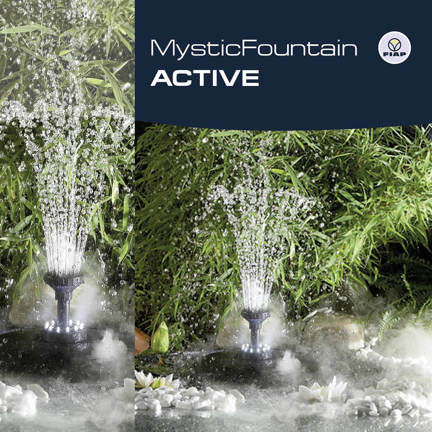 FIAP 3014 Fungal Active Floating waterfeature incl. fogger, incl. illumination 2500 l/h-3