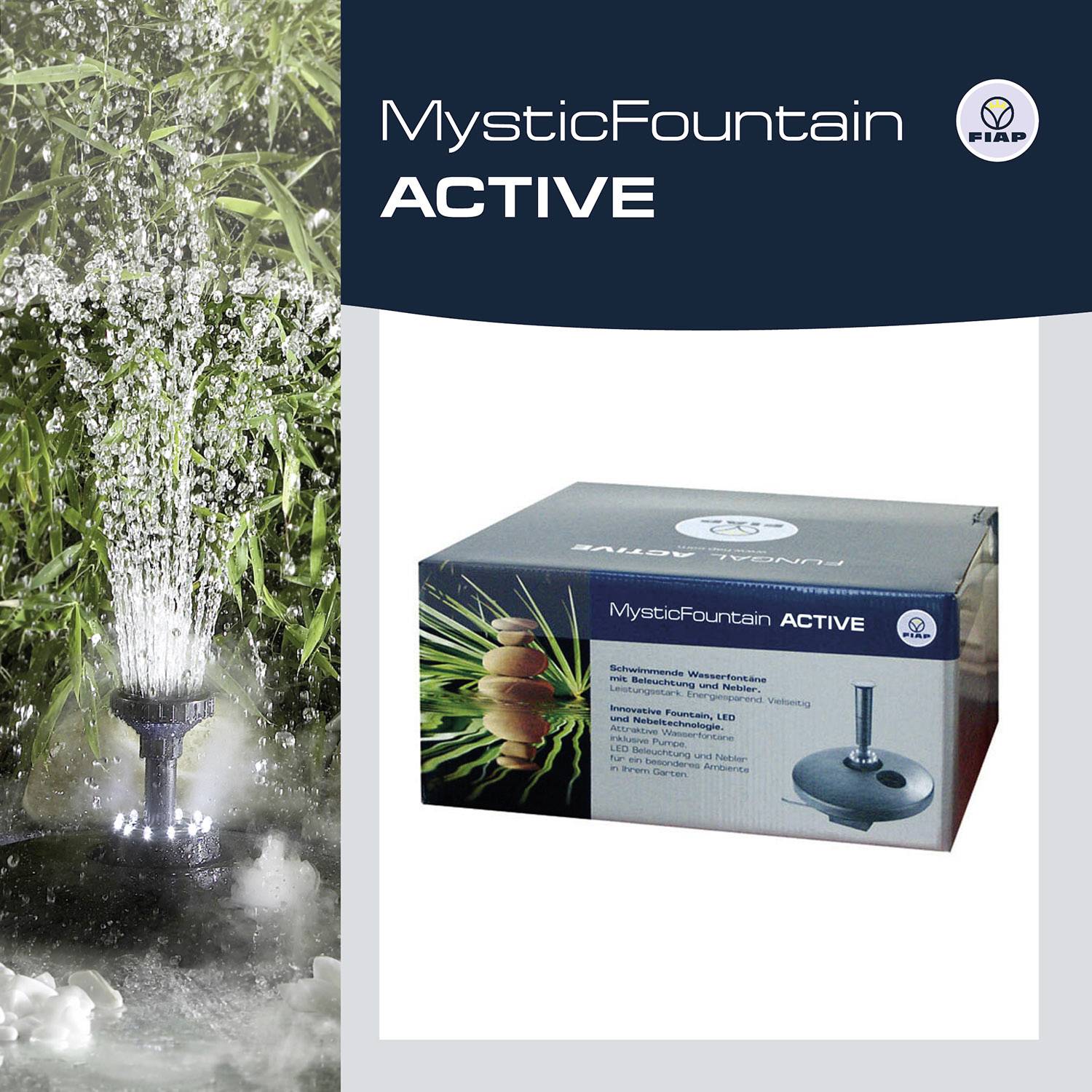 FIAP 3014 Fungal Active Floating waterfeature incl. fogger, incl. illumination 2500 l/h-6