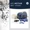 'Air Active Set 4,000' by FIAP: Air pump, hoses, distributor and air stones. Set for aeration and water circulation in ponds.
