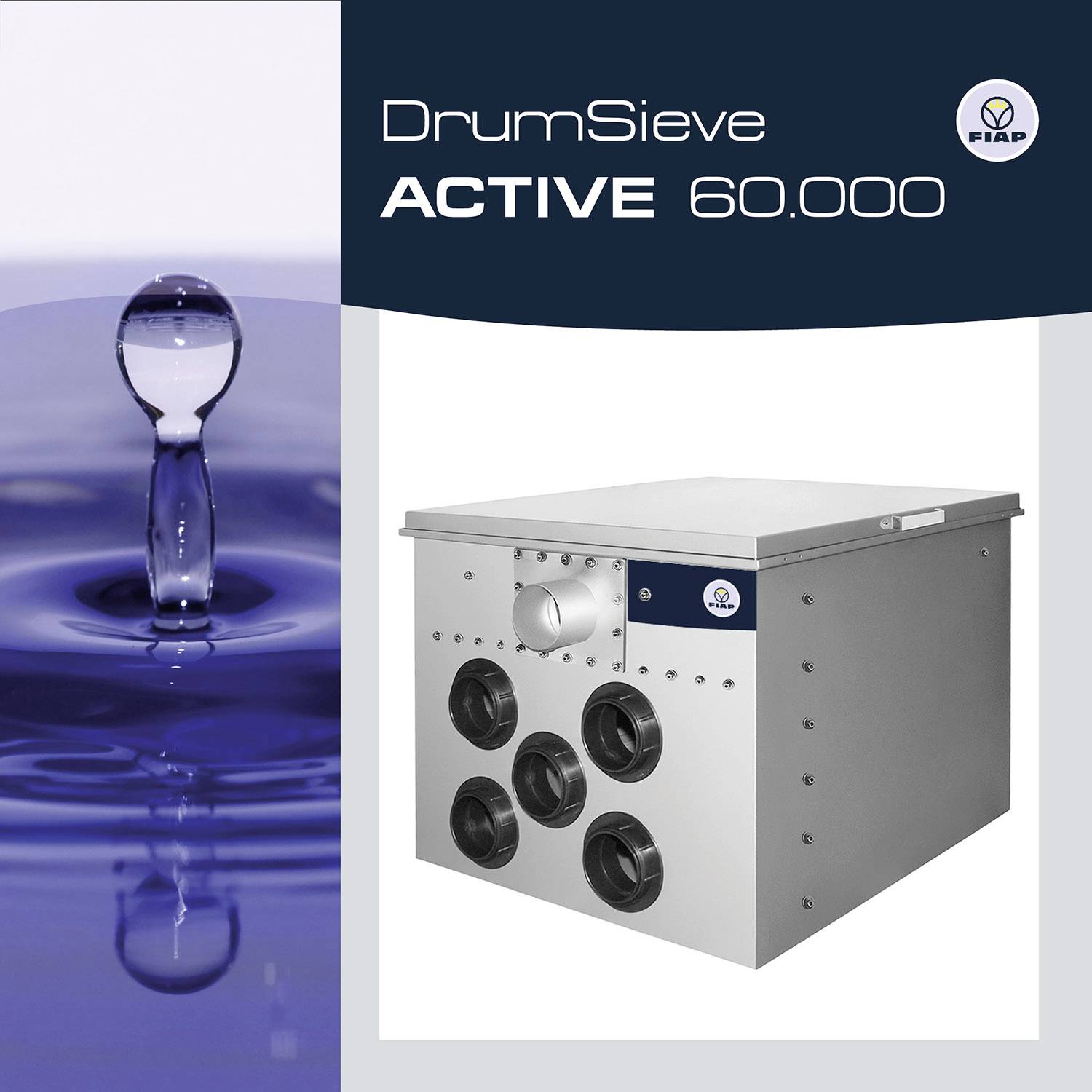 FIAP 2879 Trommelsieve Active 80.000 Passage filter 80000 l/h-1