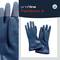 Blue protective gloves 'FishGlove 8' by Fiar, suitable for professional applications. Brand logo in top right corner.