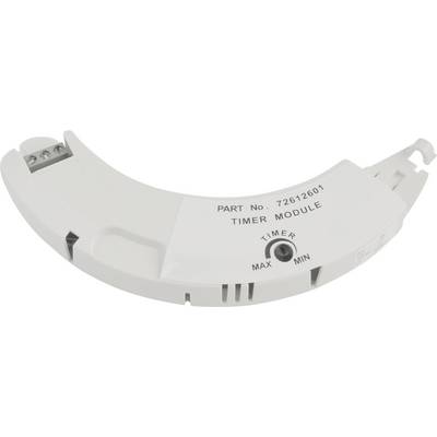 A white, curved timer module with the inscription 'PART No. 72612601 TIMER MODULE'. A rotary control for Min/Max settings.