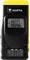 Digital battery tester by Varta with a screen displaying 0.00V. Underneath the display is a voltage reference table.