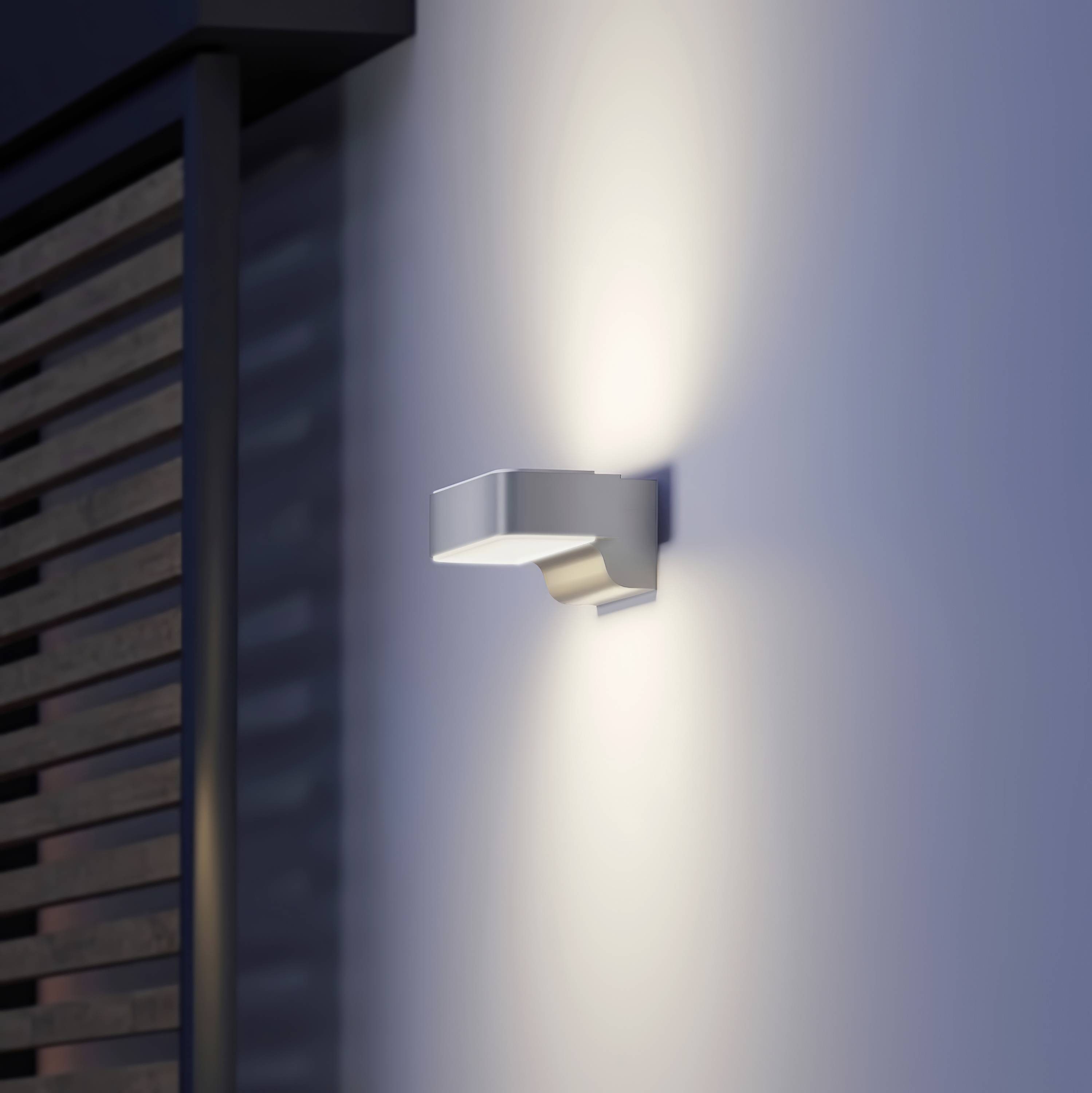 Steinel L 810 S 671310 LED outdoor wall light (+ motion detector) LED (monochrome) Built-in LED 9.8 W Silver-3