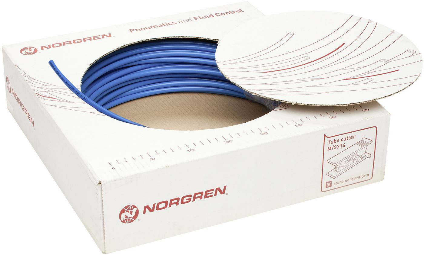 Norgren PU2-0505025C Polyurethane Hose, Blue, A5X1