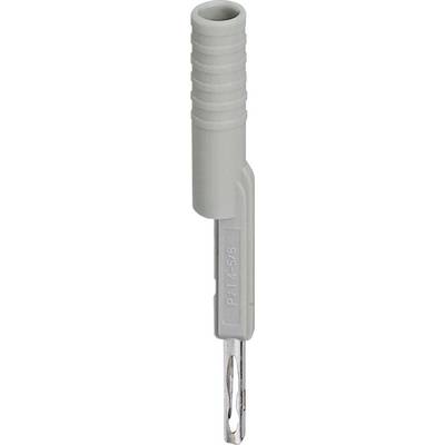 A grey needle holder with a ribbed grip and metal needle, labeled 'PM-456'.