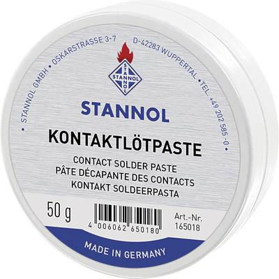 Stannol 165018 Solder paste Content 50 g F-SW 26