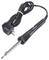 Soldering iron with black handle and EU plug, suitable for electronic repairs.