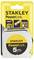 A Stanley PowerLock tape measure, 5 metres long, packaged in a yellow and black box.