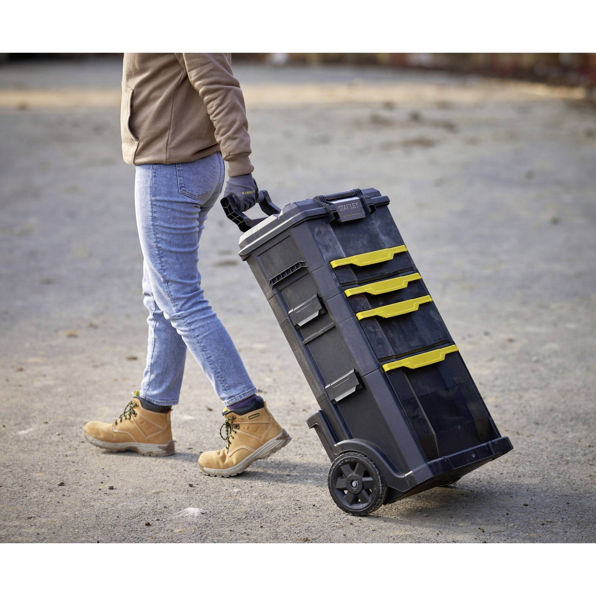 Buy STANLEY 1-79-206 1-79-206 Tool box Plastic Black | Conrad