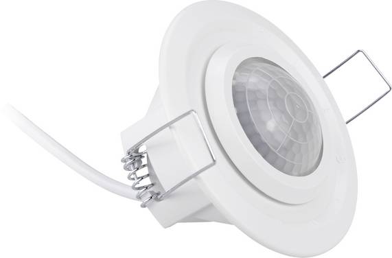 Grothe 94501 Ceiling PIR motion detector 360 ° Relay  White IP20 (switch box), IP40 (sensor)