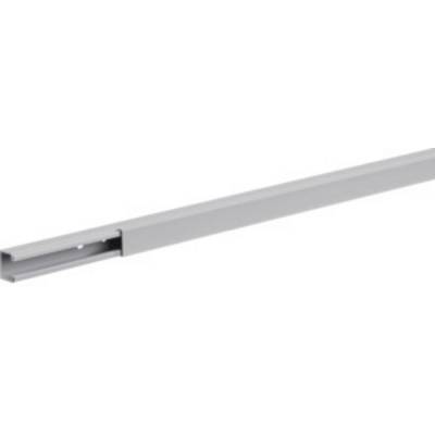 A long, rectangular metal channel, presumably part of a rail system or profile, with one open side.