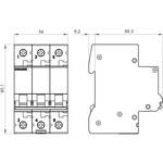 Circuit breaker, 3-pin, B 25 A