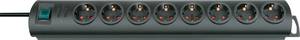 Brennenstuhl 1153300128 Power strip (+ switch) 8x Black PG connector 1 pc(s)