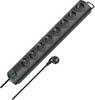 Brennenstuhl 1153300128 Power strip (+ switch) 8x Black PG connector 1 pc(s)