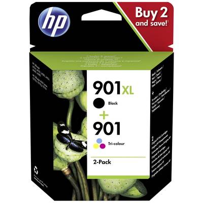 HP 901XL + 901 Ink cartridges combo pack Original  Black, Cyan, Magenta, Yellow
