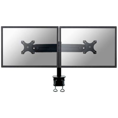 Neomounts FPMA-D700D 2x Monitor desk mount 48,3 cm (19") - 76,2 cm (30") Black Height-adjustable, Tiltable, Swivelling, 