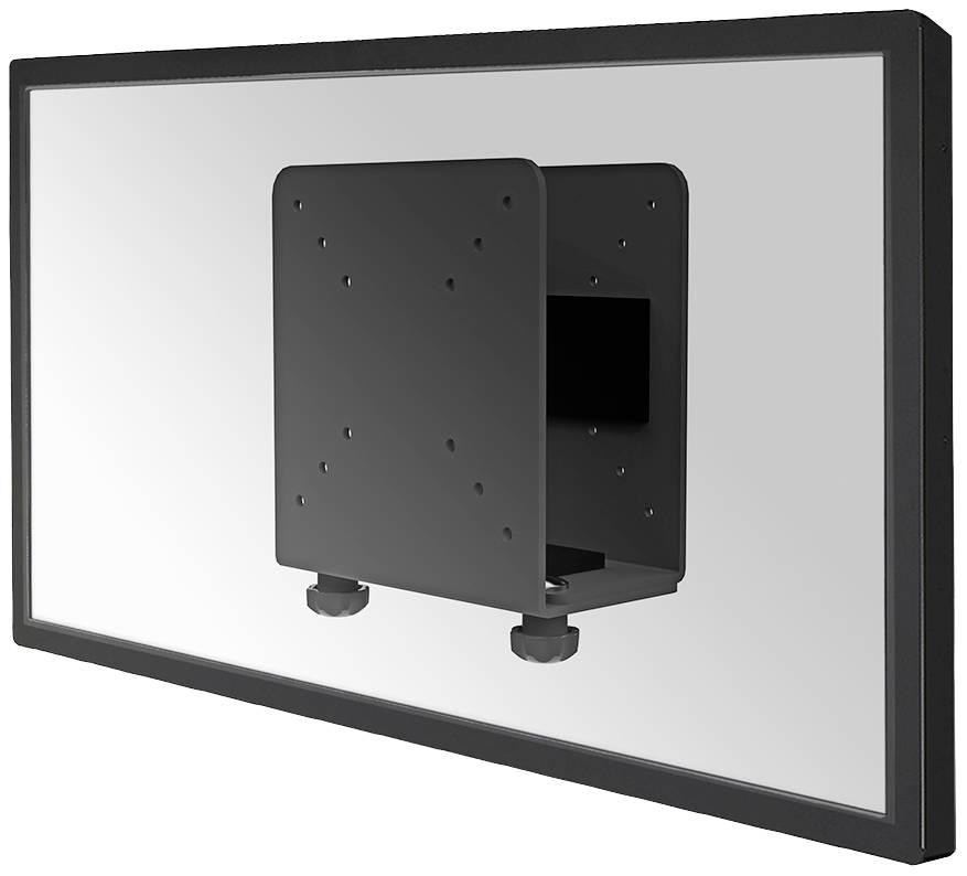 Flat screen with a VESA mount on the back; screen displays no content.