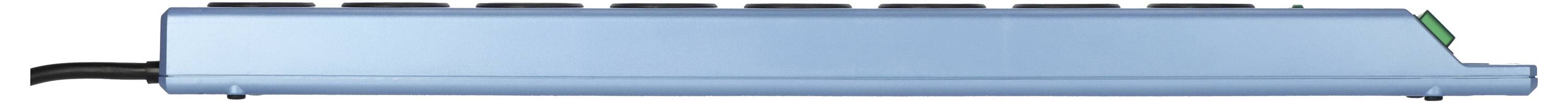 A long blue cylindrical tube or rod, shown horizontally against a white background.