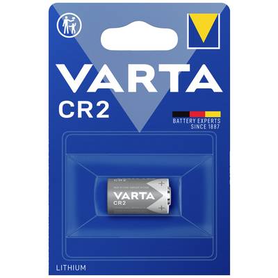 Varta LITHIUM Cylindrical CR2 Bli 1 Camera battery CR 2 Lithium 880 mAh 3 V 1 pc(s)