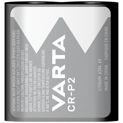 Varta LITHIUM Cylindr. CR-P2 Bli1 Camera battery CR-P2 Lithium 1450 mAh 6 V 1 pc(s)