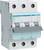 A three-pole, grey Hager performance circuit breaker, model MBN 325, with blue line and label 'B25'.