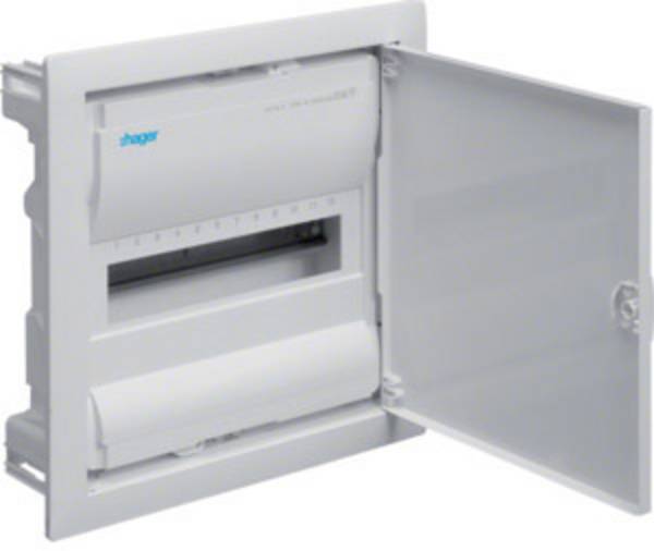 Hager VU12NC VU12NC Switchboard cabinet Flush mount No. of partitions = 12 No. of rows = 1 Content 1 pc(s)